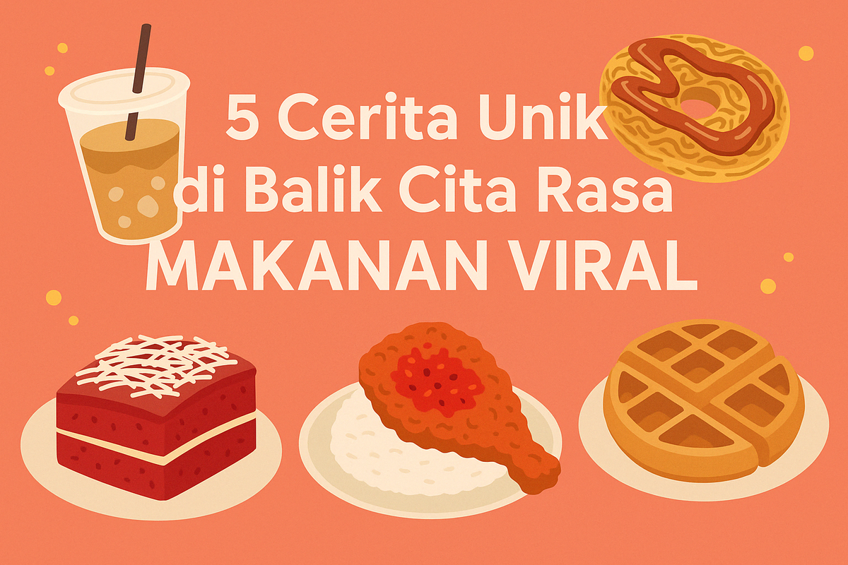 5 Cerita Unik di Balik Cita Rasa Makanan Viral