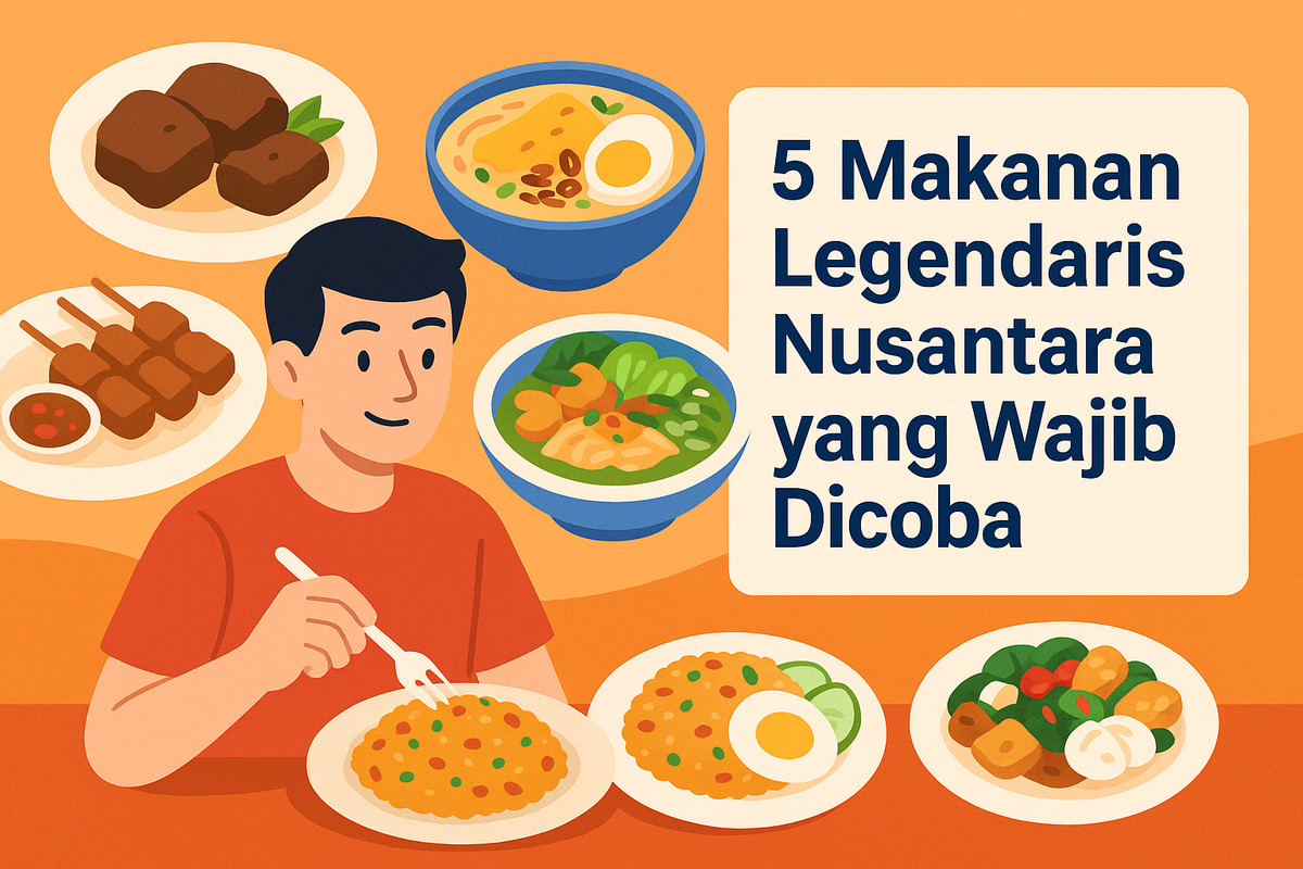 5 Makanan Legendaris Nusantara yang Wajib Dicoba