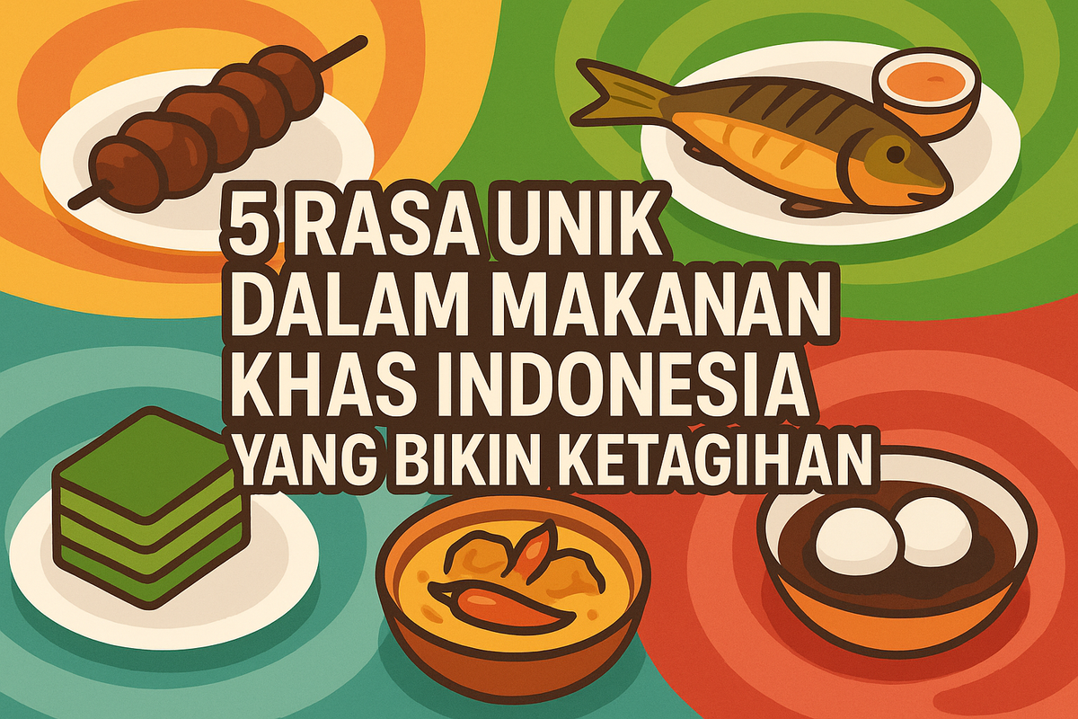 5 Rasa Unik dalam Makanan Khas Indonesia yang Bikin Ketagihan
