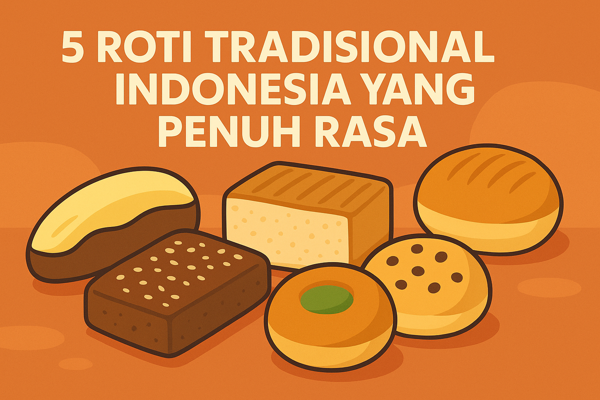 5 Roti Tradisional Indonesia yang Penuh Rasa