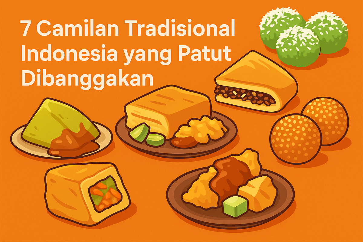 7 Camilan Tradisional Indonesia yang Patut Dibanggakan