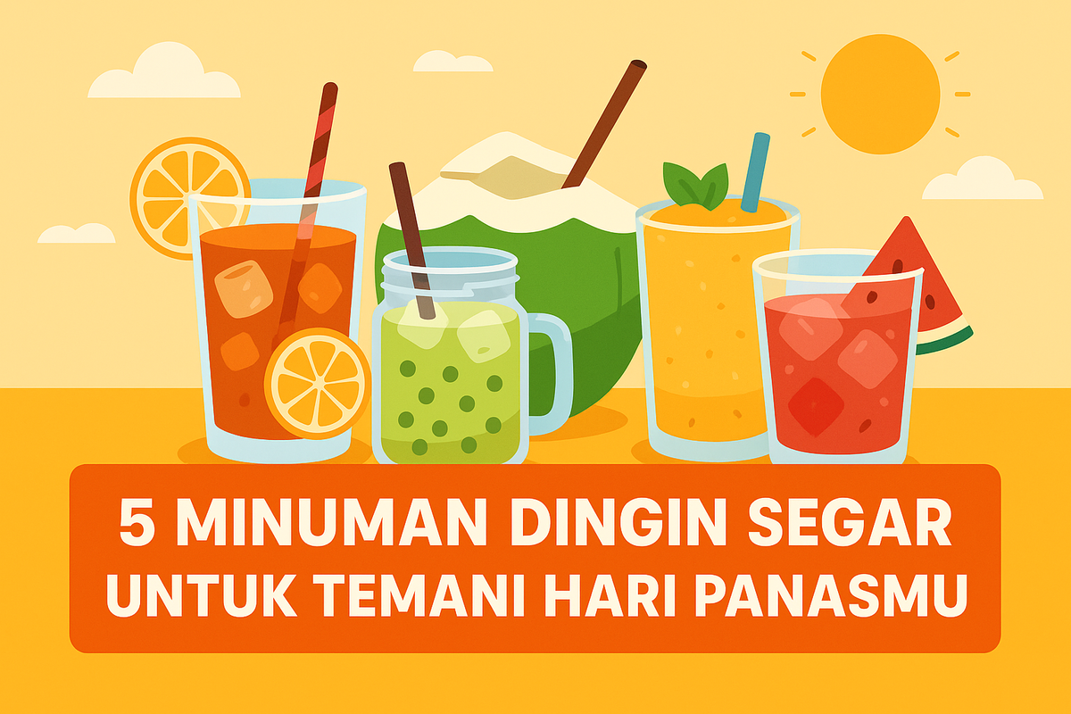 5 Minuman Dingin Segar untuk Temani Hari Panasmu