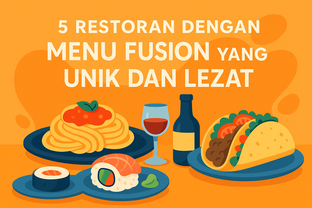 5 Restoran dengan Menu Fusion yang Unik dan Lezat