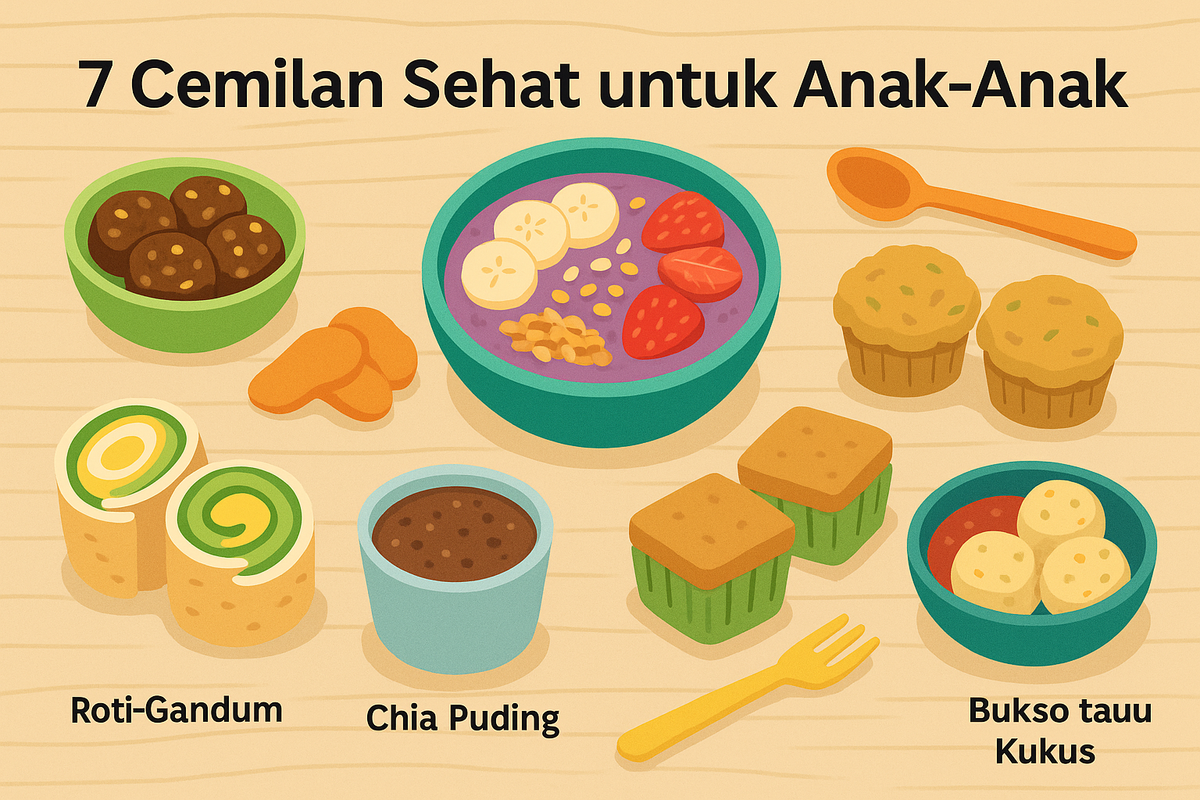 7 Cemilan Sehat untuk Anak-Anak yang Bikin Ortu Tenang