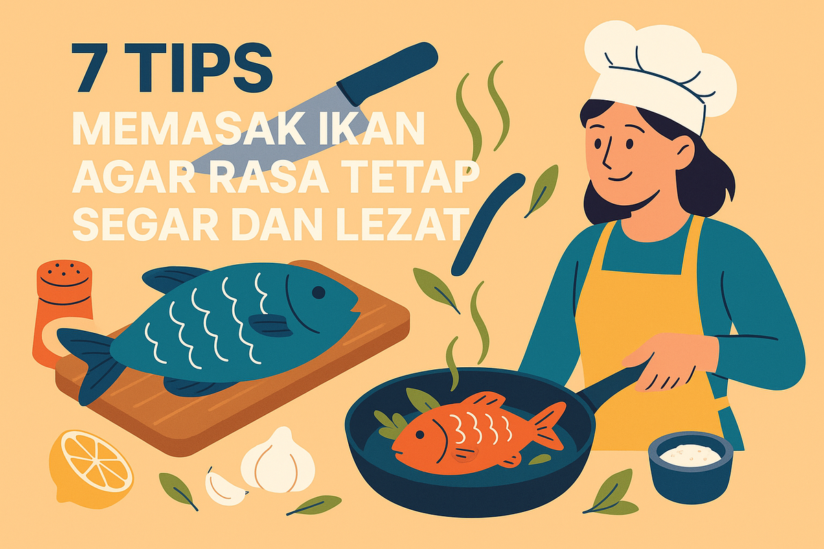 7 Tips Memasak Ikan Agar Rasa Tetap Segar dan Lezat