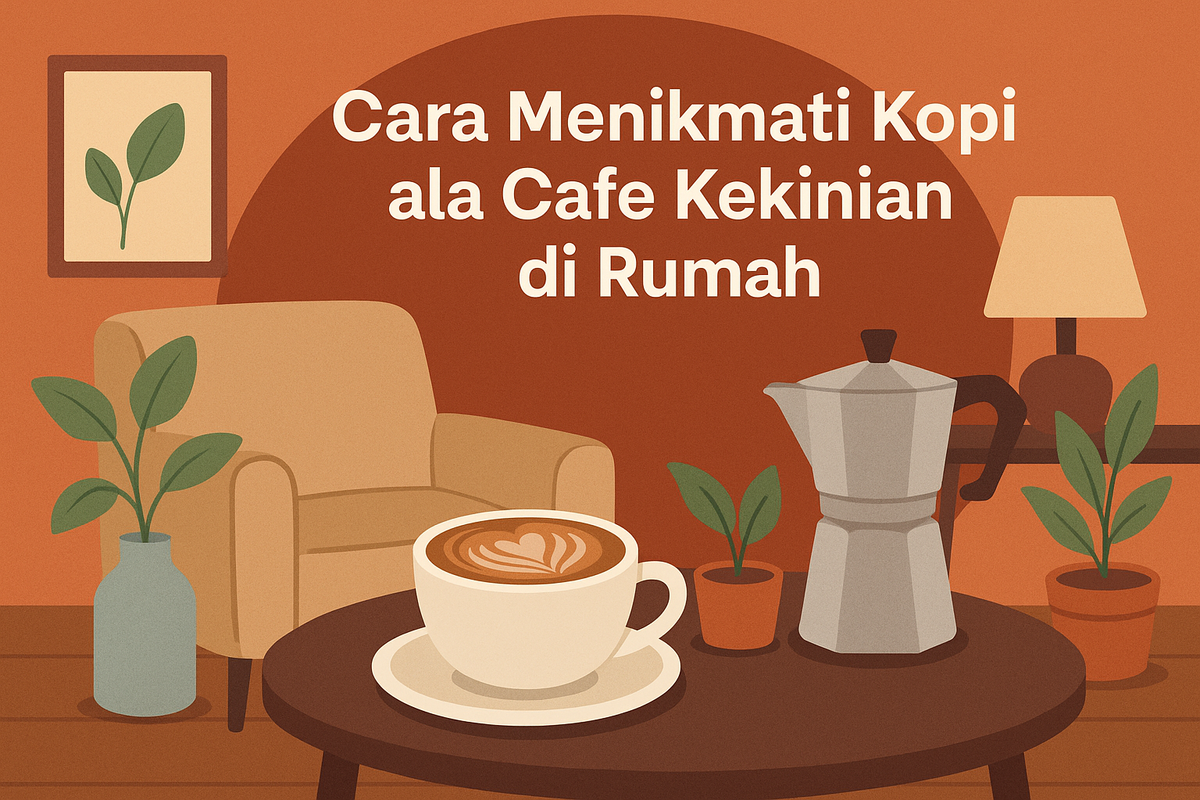 Cara Menikmati Kopi ala Cafe Kekinian di Rumah