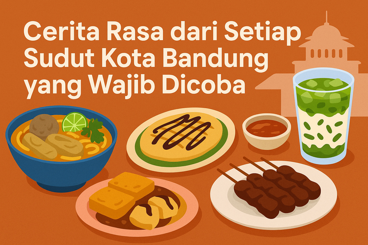 Cerita Rasa dari Setiap Sudut Kota Bandung yang Wajib Dicoba