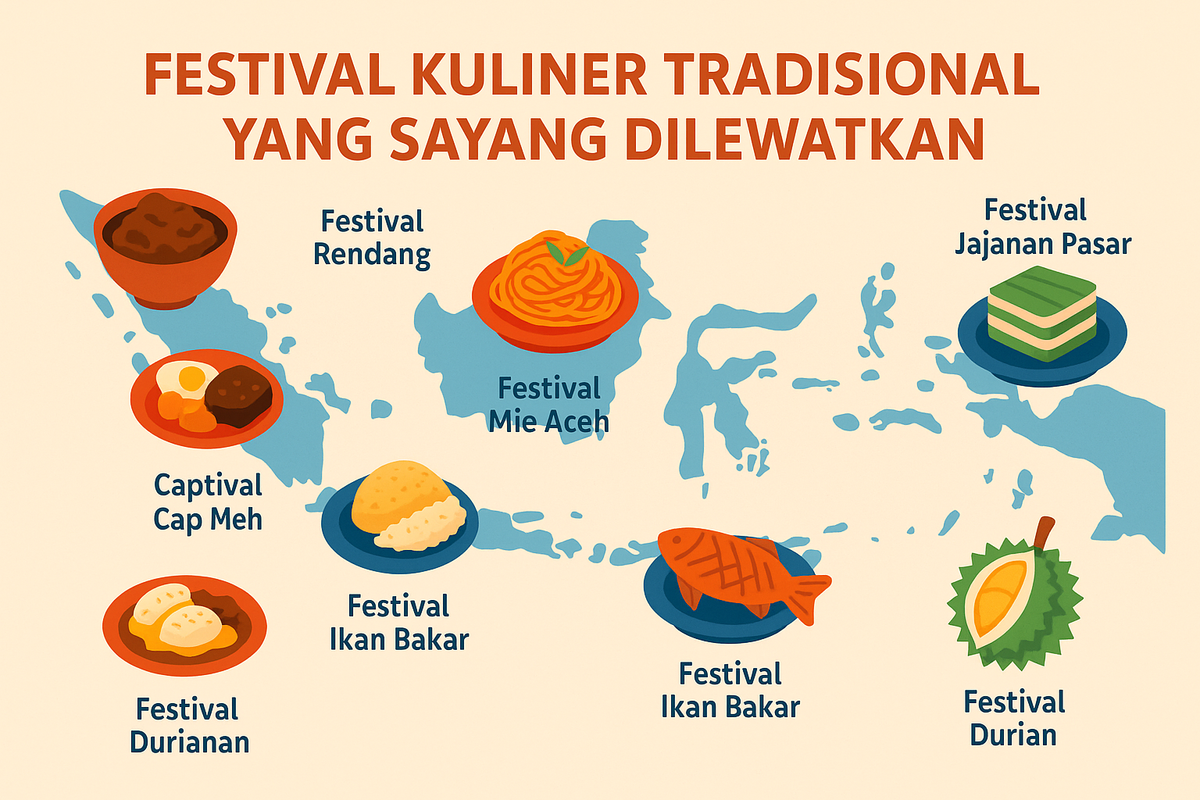 Festival Kuliner Tradisional yang Sayang Dilewatkan