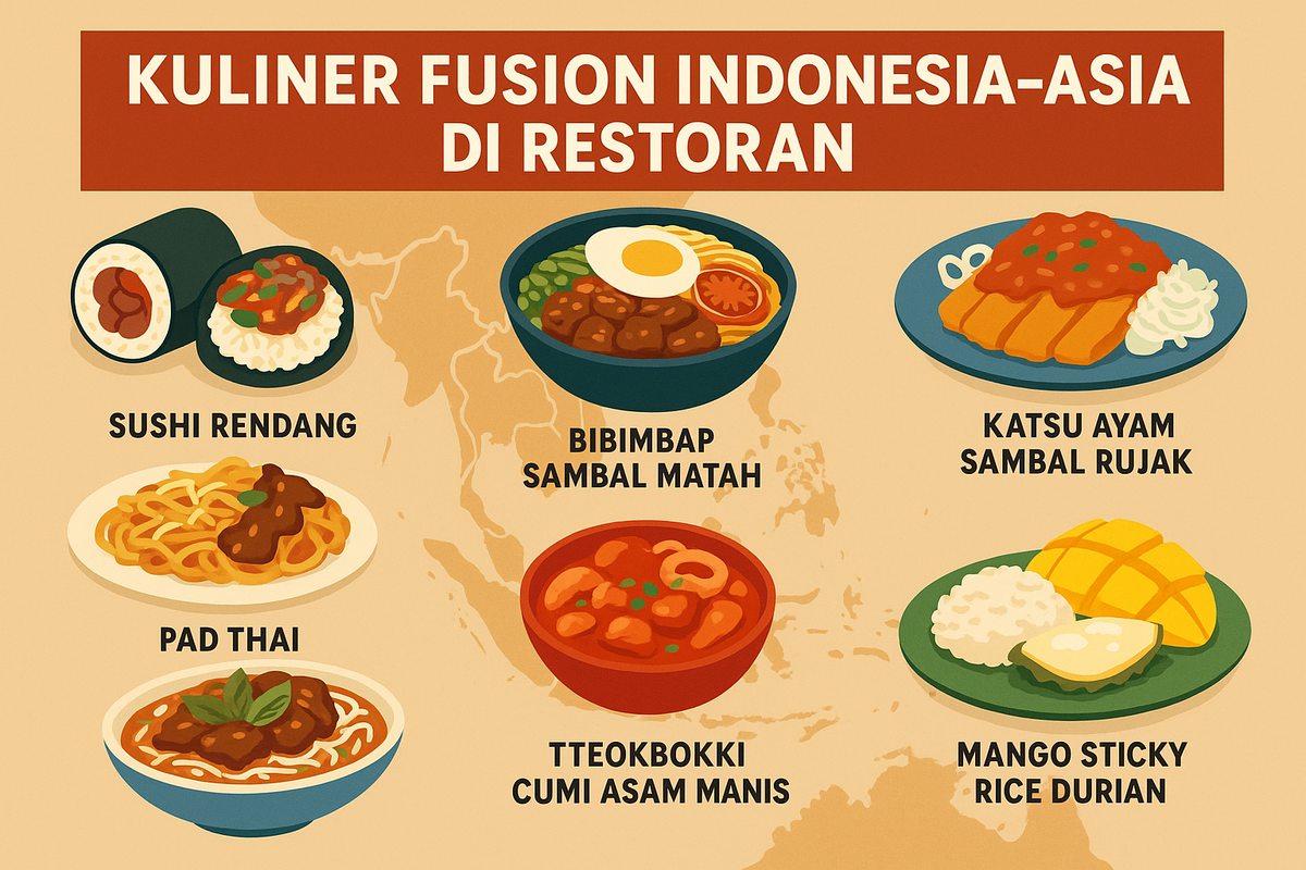 Kuliner Fusion Indonesia–Asia di Restoran: Eksplorasi Rasa Tanpa Batas