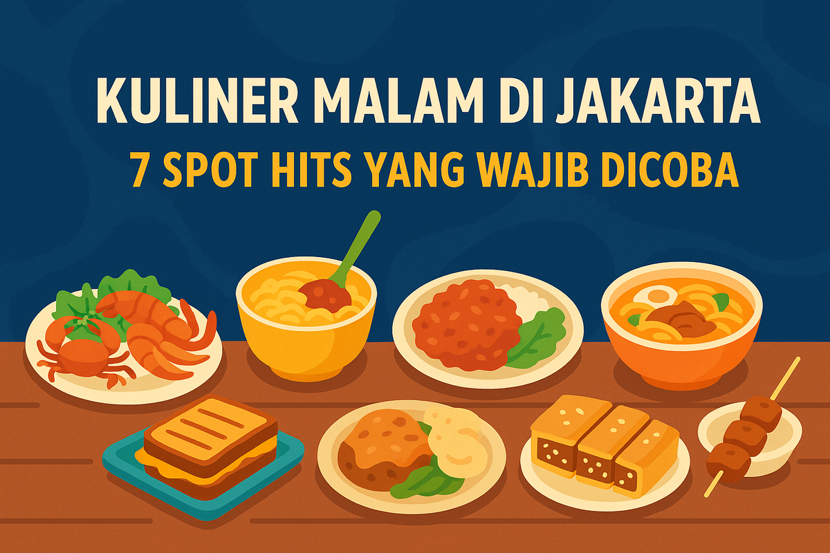 Kuliner Malam di Jakarta: 7 Spot Hits yang Wajib Dicoba