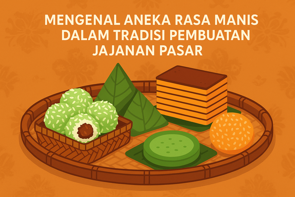 Mengenal Aneka Rasa Manis dalam Tradisi Pembuatan Jajanan Pasar