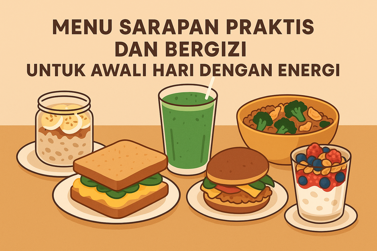 Menu Sarapan Praktis dan Bergizi untuk Awali Hari dengan Energi
