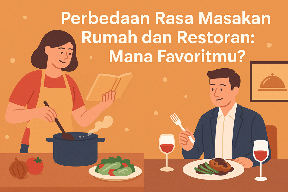 Perbedaan Rasa Masakan Rumah dan Restoran: Mana Favoritmu?