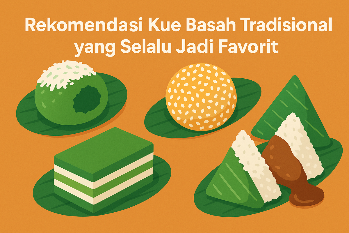 Rekomendasi Kue Basah Tradisional yang Selalu Jadi Favorit