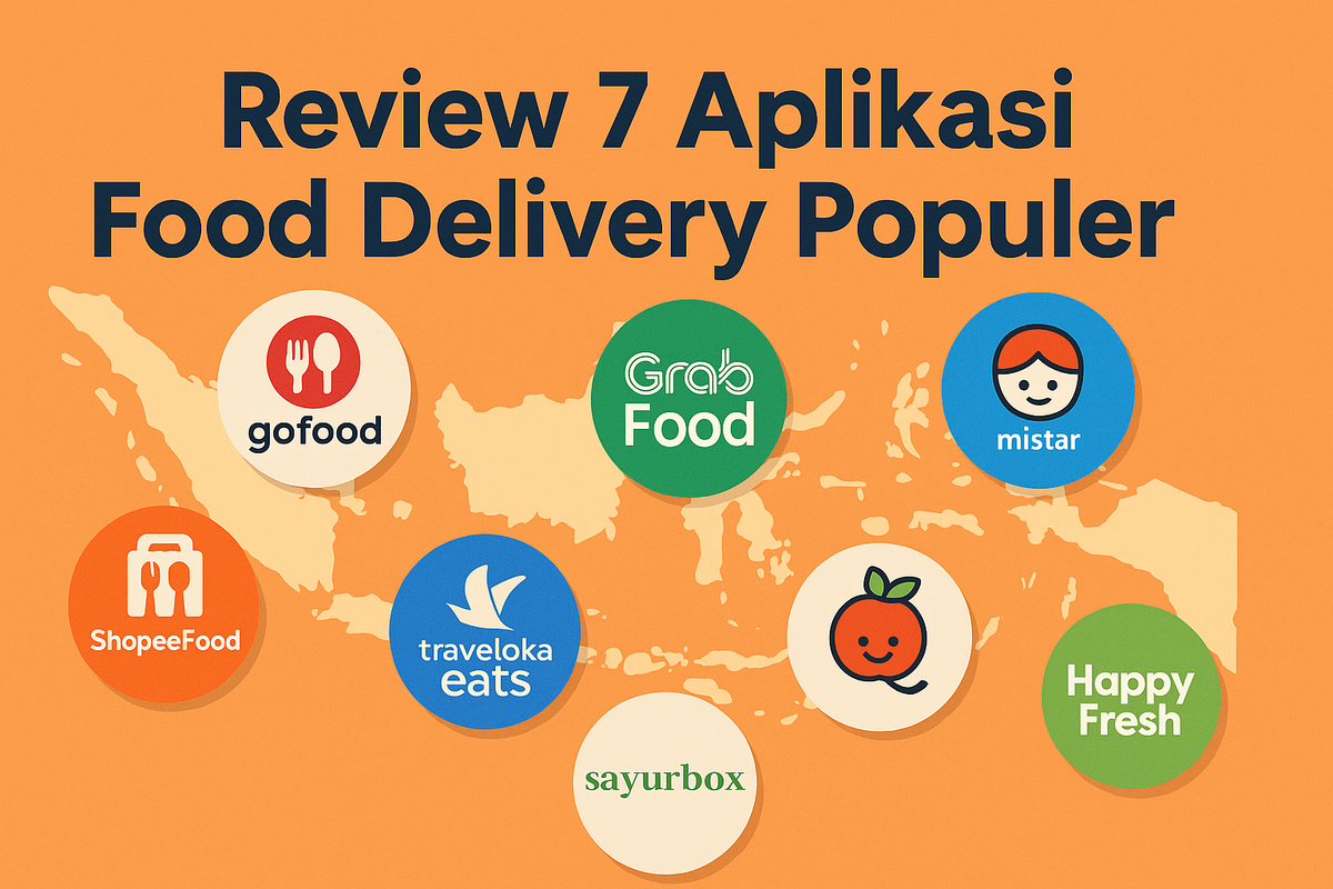 Review 7 Aplikasi Food Delivery Populer di Indonesia
