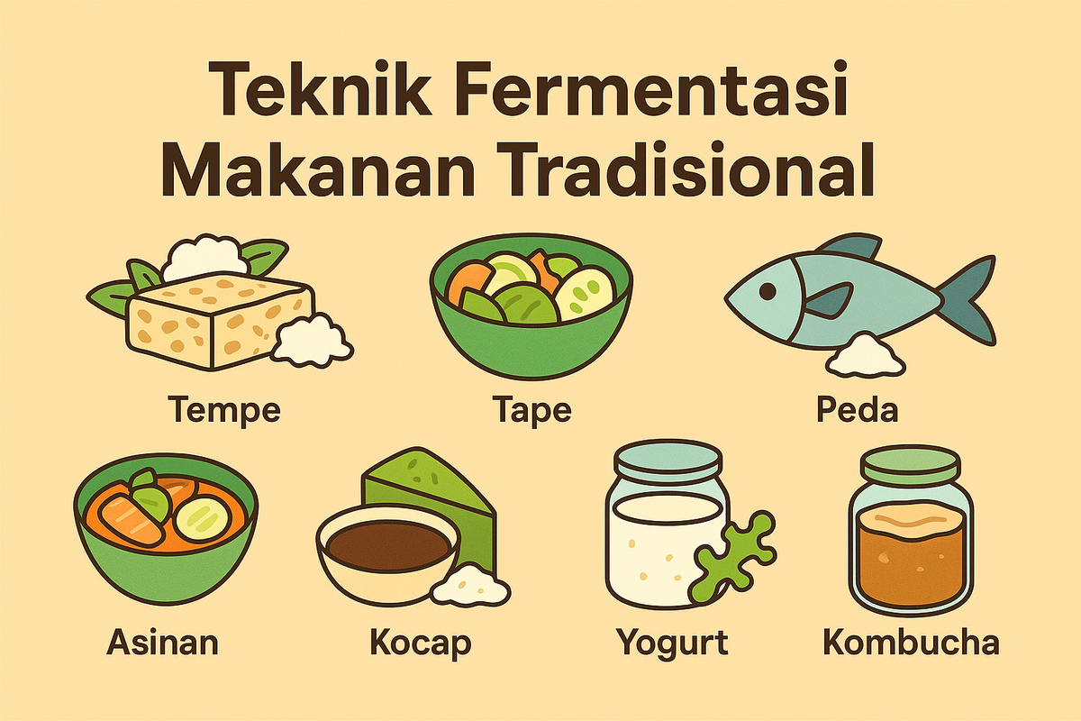 Teknik Fermentasi Makanan Tradisional