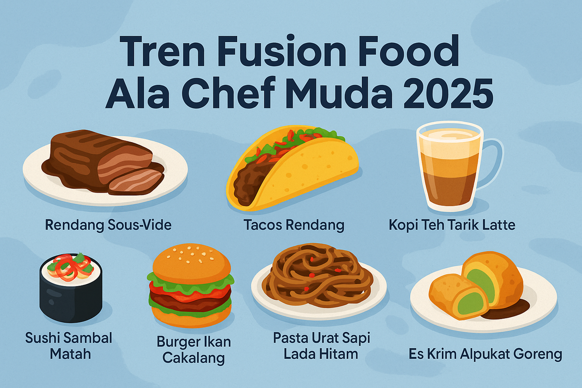 Tren Fusion Food Ala Chef Muda 2025