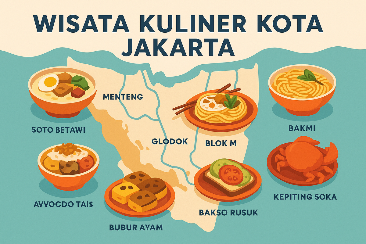 Wisata Kuliner Kota Jakarta: Jelajah Rasa di Ibu Kota